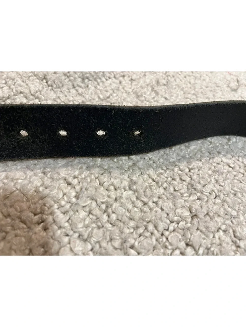 Mossimo Supply Co. Black Made in U.S.A. Genuine Leather Belt Size Small